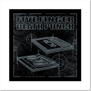 Five Finger Death Punch - Technical Drawing Posters and Art